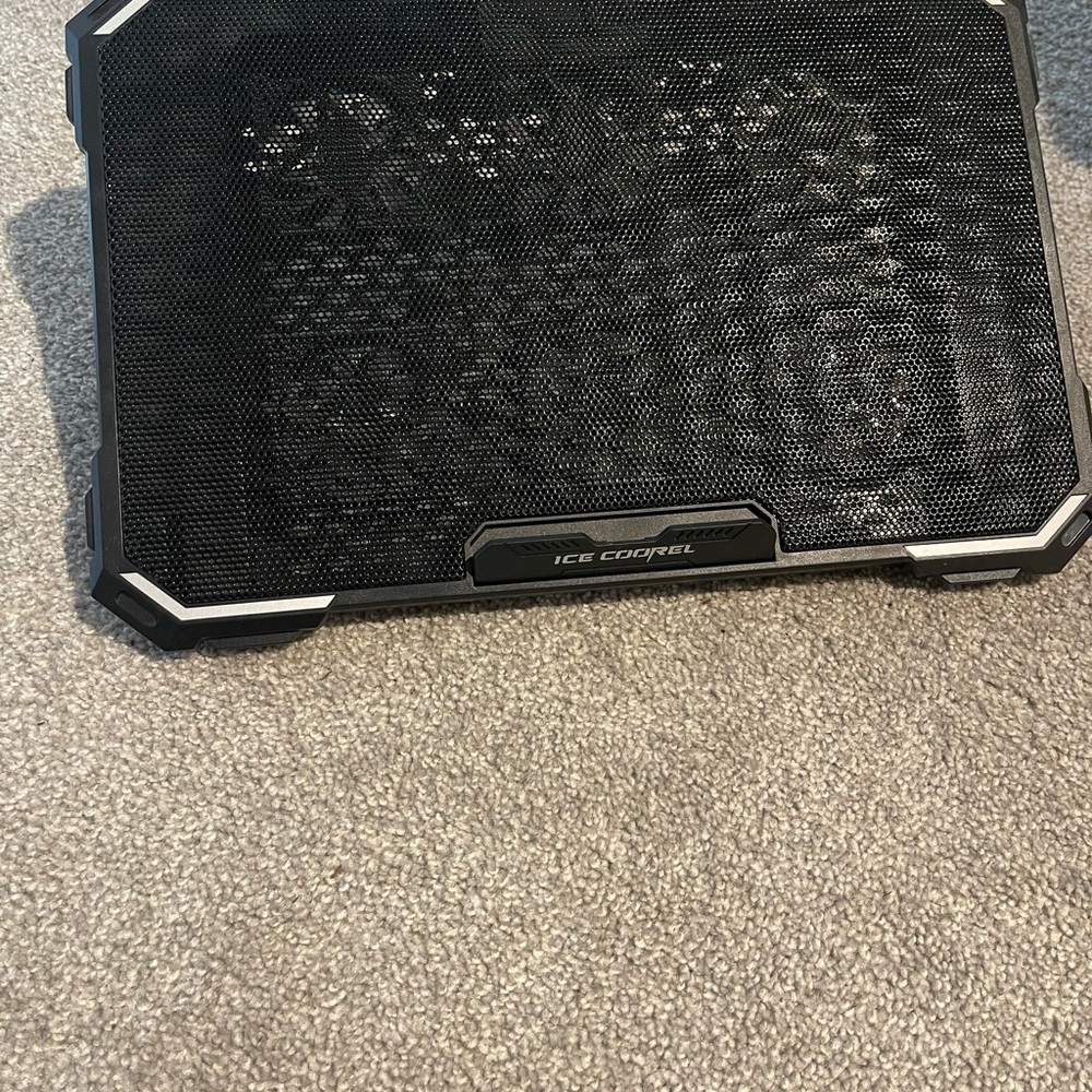 Black Laptop Cooling Pad